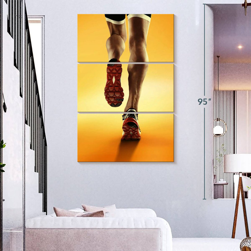 Sireci Toned Athlete's Legs, 74" H x 48" W