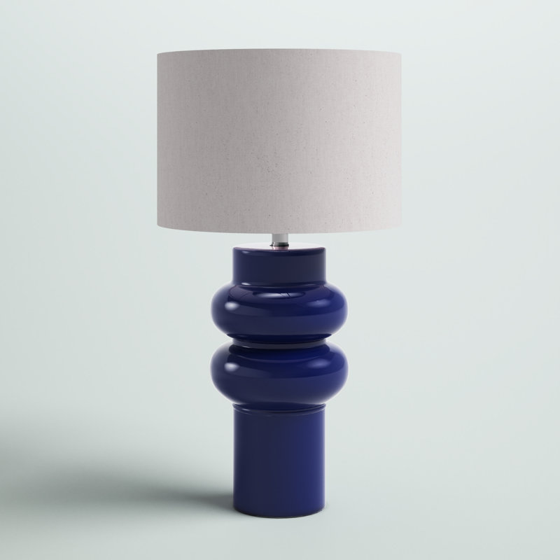 Lampe de table bleue 25,5 "Prickett