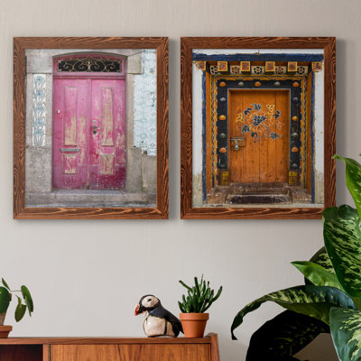 Porte portugaise - ensemble de 2 reproductions de photos