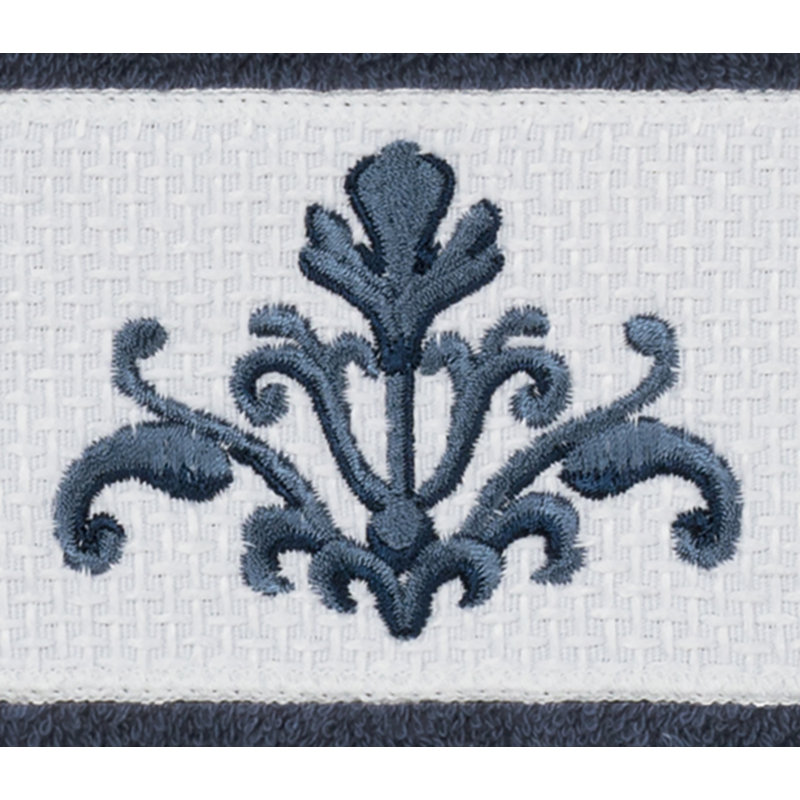 Scarlet Turkish Cotton Midweight Washcloth, Midnight Blue