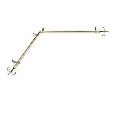 Branum Stainless Steel Single Curtain Rod