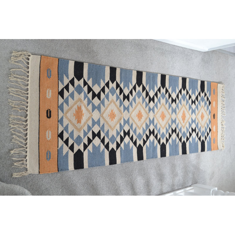 Moroccan Hand Woven Area Rug, Runner 60 x 270cm