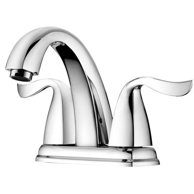 2-handle Bathroom Faucet with Drain Assembly