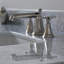 Deco Widespread Bathroom Faucet with Drain Assembly-48657112