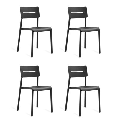 Chaise empilable d'extérieur et d'intérieur Outo