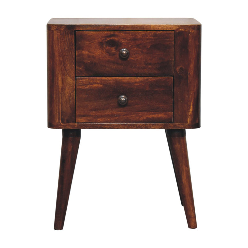 Aguiluz 45cm W Solid Wood Bedside Table