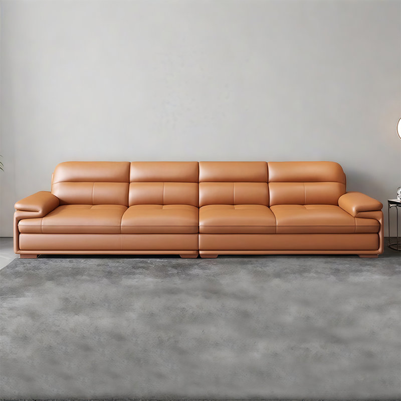 Canapé droit moderne nordique, 4, H 35,43 po x l 141,73 po x P 38,58 po