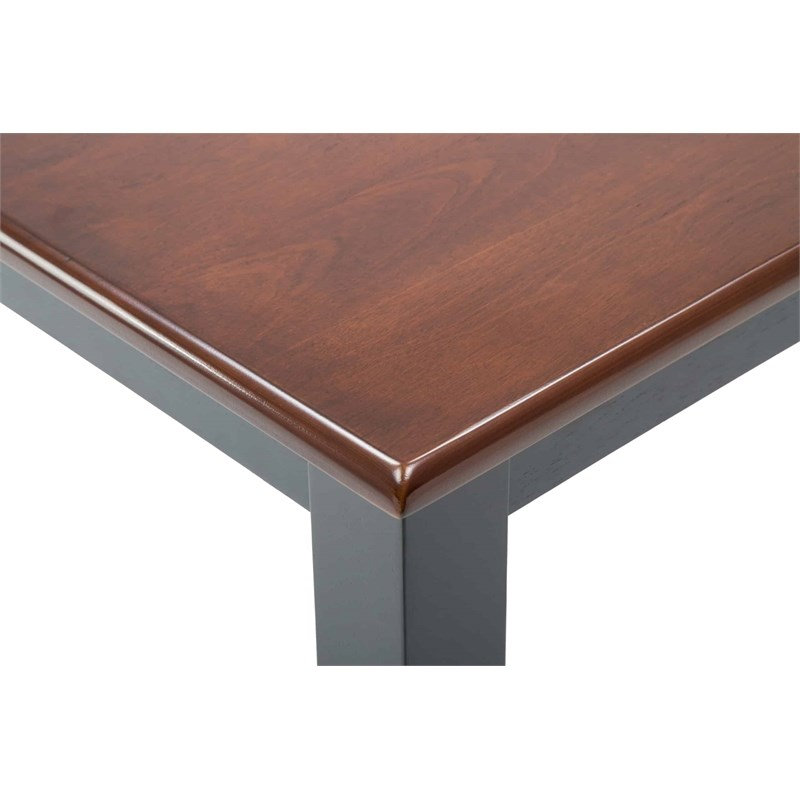  Table de salle à manger en bois d'hévéa pour 6 personnes Shaker Style, Multi-Color / Does Not Apply