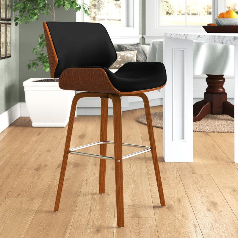 Tabouret tournant 25,98 "Agarita, Noir