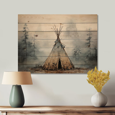 Grey Native Tipi Whispers Of Spirit