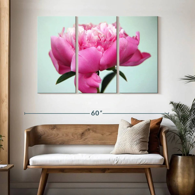 Fleur de pivoine Harnek, H 32 po x l 50 po