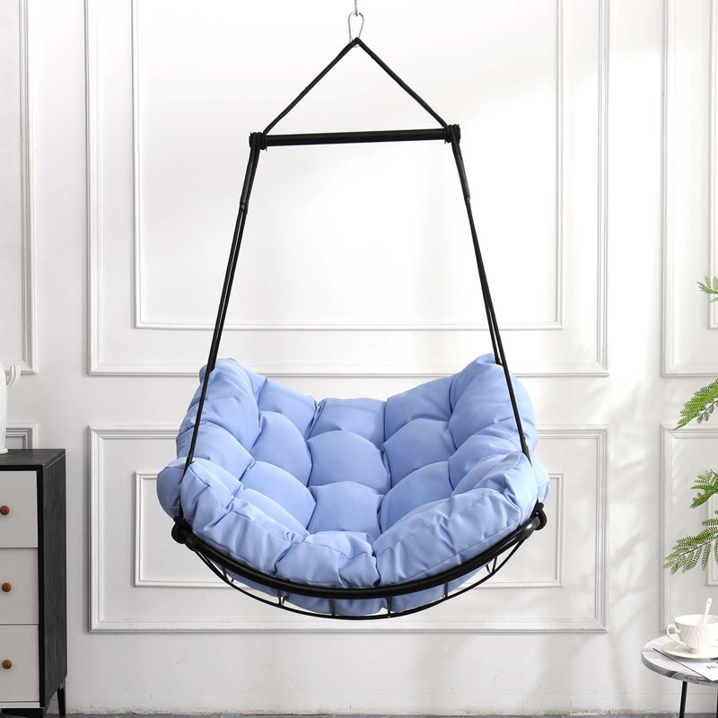 Balancelle confortable surdimensionnée pour la détente et le plaisir, Bleu gris