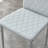 Aniesha Modern Faux Leather Dining Chairs Set of 8, Diamond Quilted High Back Side Chairs with Slim Chrome Metal Legs-1736843173
