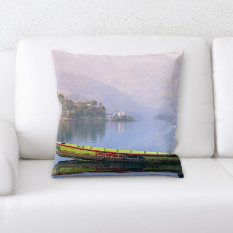 Microsuede Throw Pillow