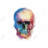 Watercolor Skull Placemat | Modern Braided Polyester Decor