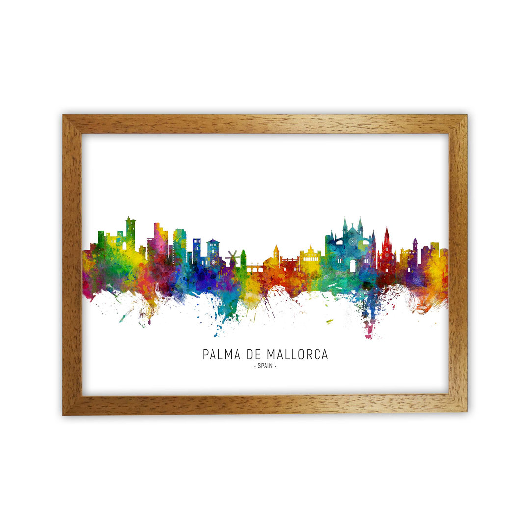 Palma De Mallorca Spain Skyline by Michael Tompsett - Print