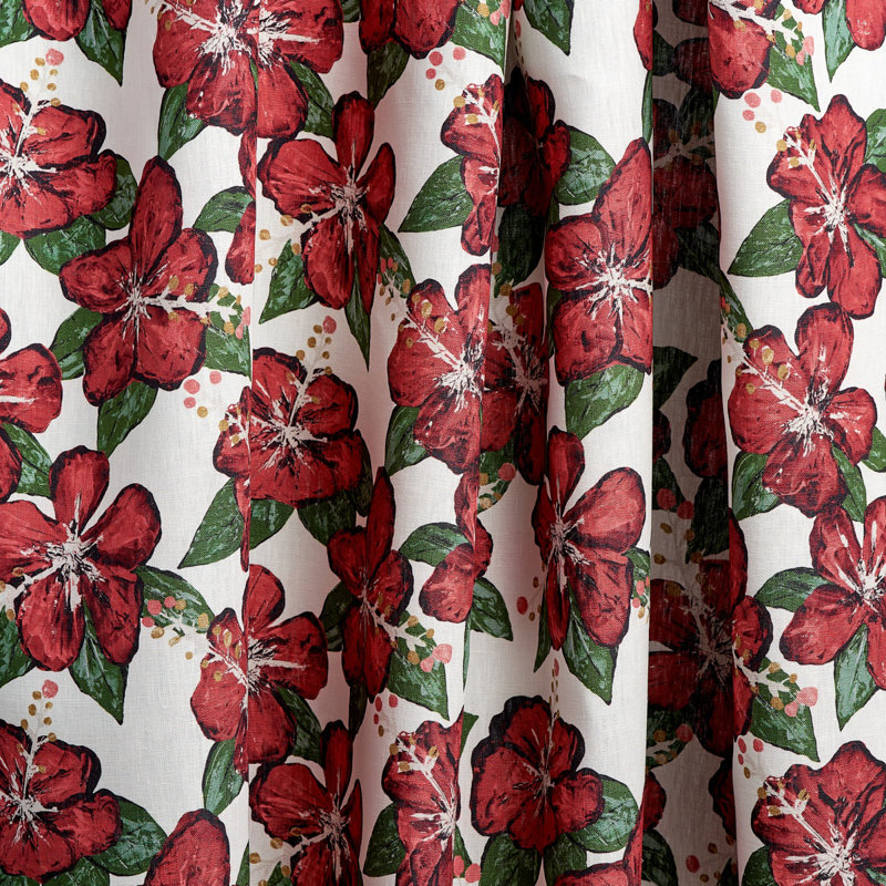 Schumacher x Victor Glemaud Fabienne Fabric, Red