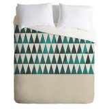 Georgiana Paraschiv Geometric Shapes Duvet Cover Set