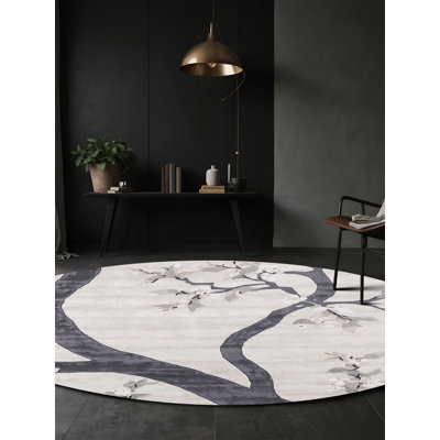 Silky Soft Plush Beige Area Rug
