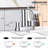 4 in. Centerset Double Handle Waterfall Spout Bathroom Sink Faucet with Pop-up Drain (2 Pack)-106258936