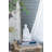 5.5x4.7x11.8" White Sitting Buddha Figure