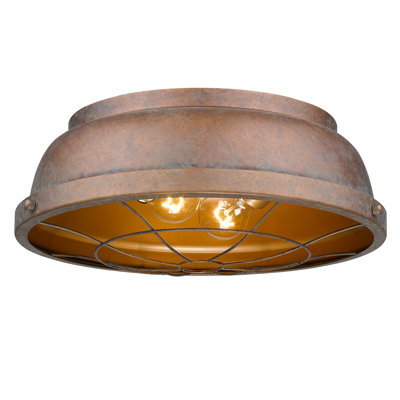 Worthing Steel Flush Mount