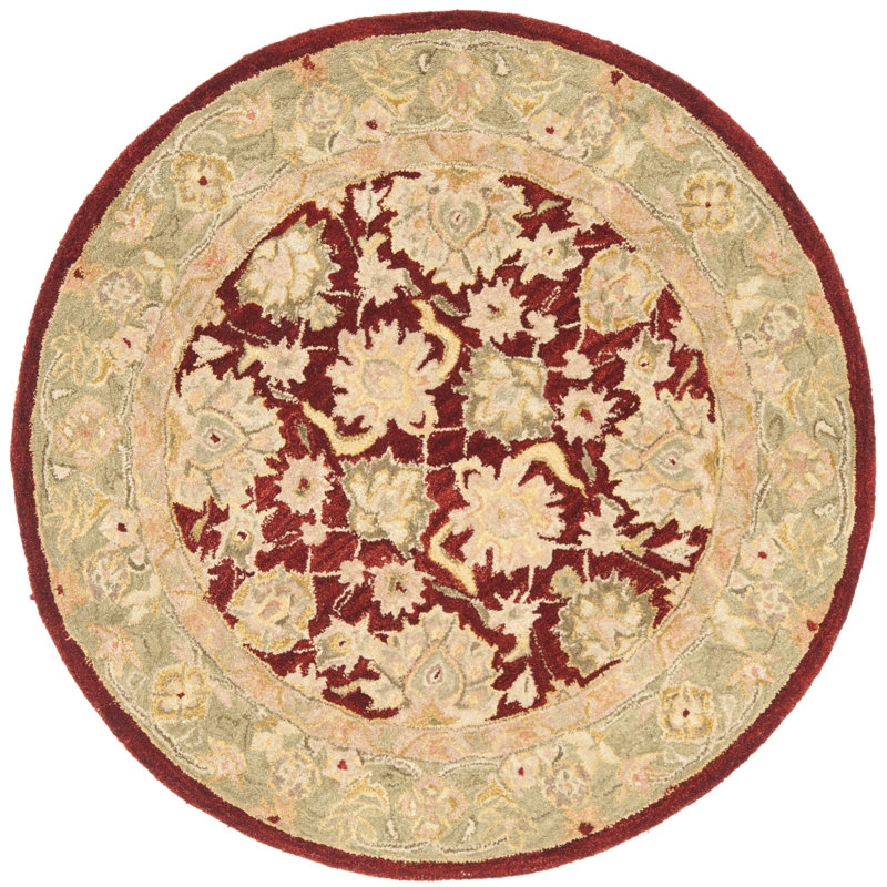 Coltun Hand Tufted Wool Oriental Rug, Round 6'