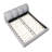 King Platform Bed With Soft And Solid Wood Slats, Grey Size Upholstery Wooden Frame-628496801-628496802