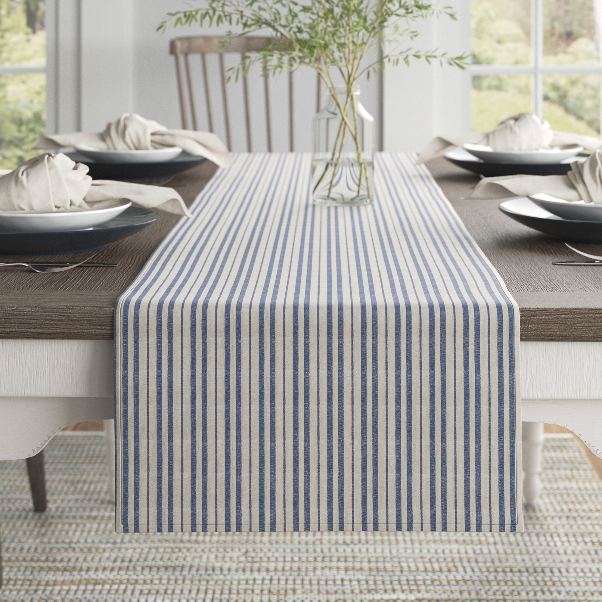 Weaver Striped Table Runnner
