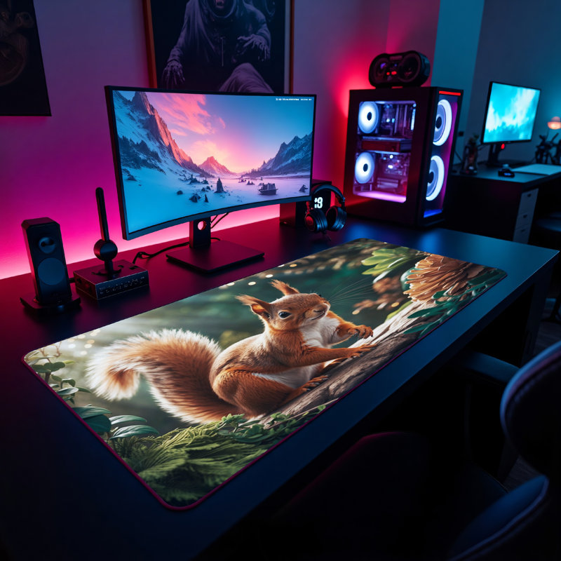 Polyester Desk Pad, 31.5x15.5