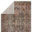 Clemente Oriental Machine Woven Polypropylene Area Rug in Red/Blue/Brown-2126997856