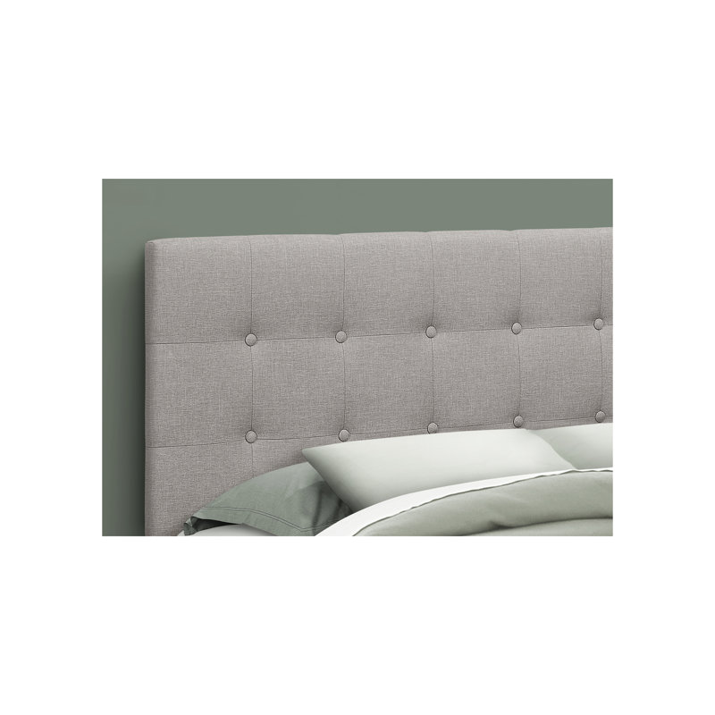 Tête de lit tapissier pour chambre à coucher - aspect cuir, style transitionnel (en double, mais gardé selon la liste originale)