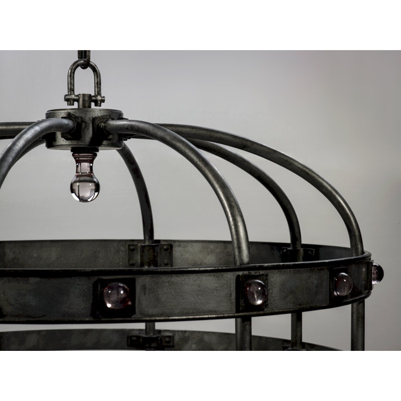 8 - Light LED Pendant, Merlot