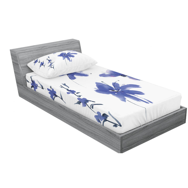 Microfiber Sheet Set, Twin XL Sheet Set with Fitted Sheet