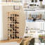 Sirias Solid Wood Wine Bottle Rack Yellow