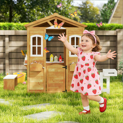 Wooden Playhouse,Outdoor Playhouse