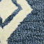 Tapis bleu marine en laine à boucles et crocheté à la main Gittel-1965448892