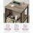 Side Table With Charging Station-1097841363