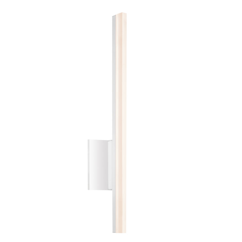 Éclairage pour salle de bain 1 lumière DEL , Oui, Blanc satiné