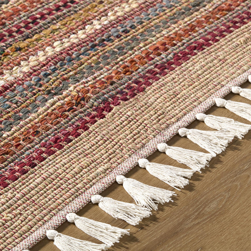 Higginson Handmade Indoor Area Rug, Rectangle 5' x 7'