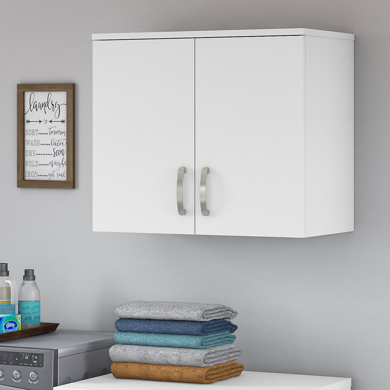Laundry Storage Bathroom Cabinet, White