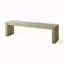 Banc de salle à manger en bois d'acacia, gris et taupe