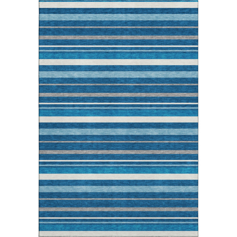 Premium Machine Washable Prisco Denim Rug