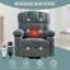 Fauteuil de massage électrique Power Lift, adapté aux personnes âgées, avec fonctions de chauffage et de vibration, cuir polaire avec USB, peut être utilisé pour s'allonger