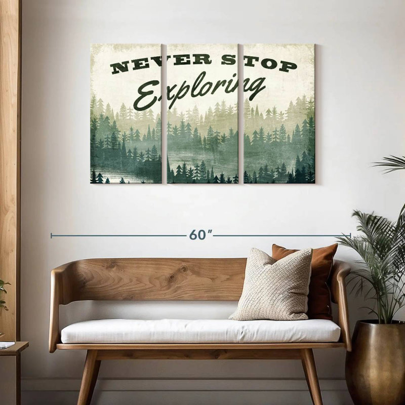 Tergel Never Stop Exploring Greenery, 28" H x 45" W