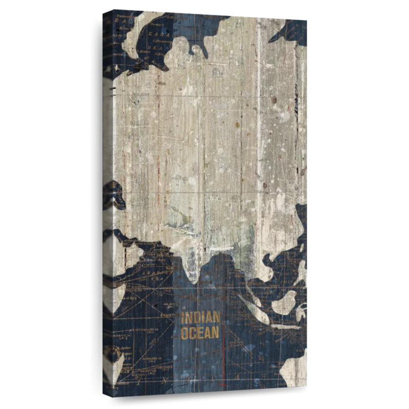 Ancien monde Jahiem bleu IV, H 36 po x l 18 po