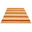 Tapis décoratif en laine de conception unique 7 pi 10 po x 9 pi 9 po noué à la main New Age Ivoire/jaune