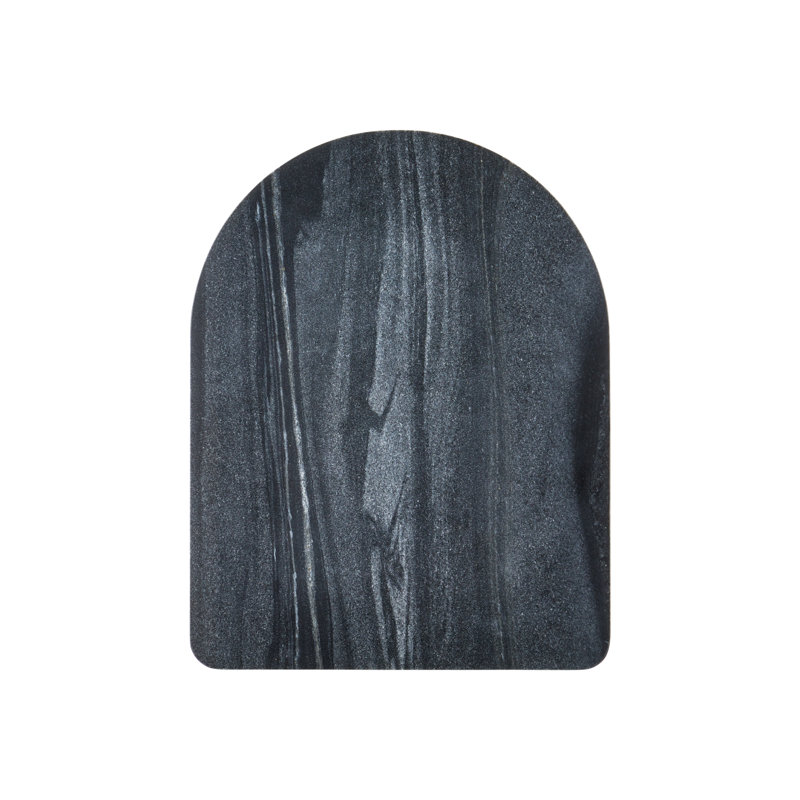 Stone Pedestal End Table