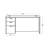 HON MOD Single Pedestal Desk-87690724-87690727