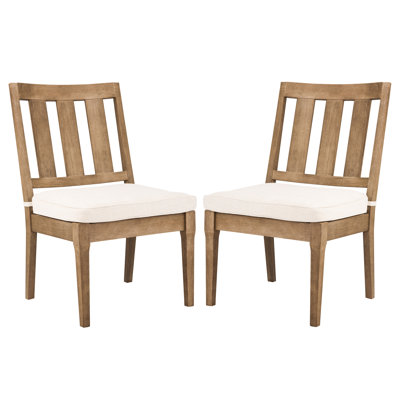 Samya Wooden Patio Dining Chair by Joss & Main